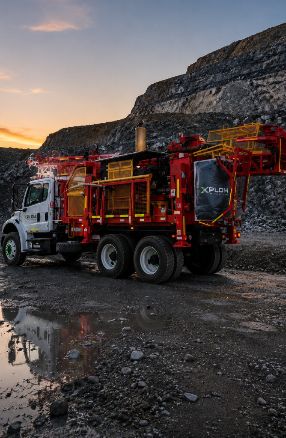 Sandvik DE710 surface diamond drilling rig mineral exploration