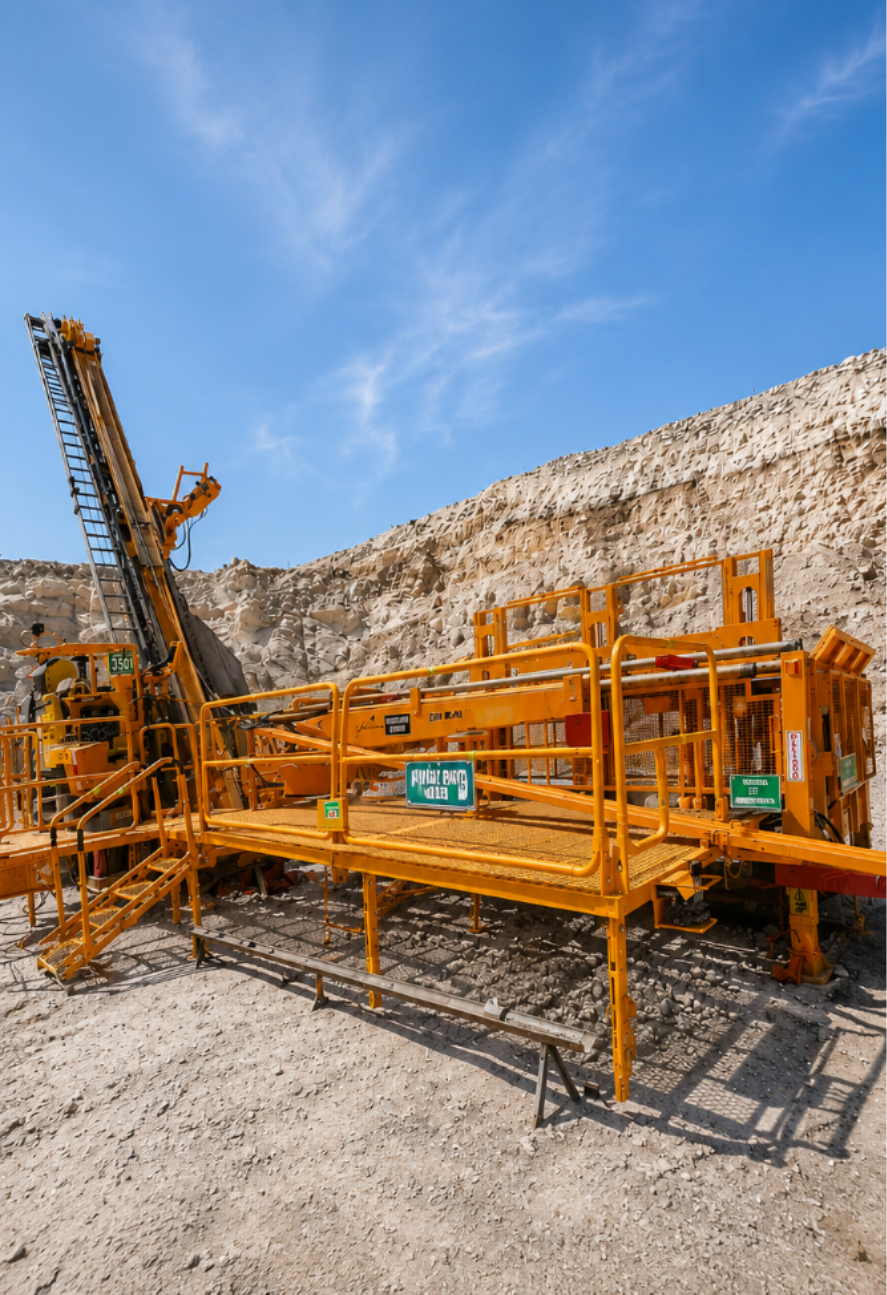 Mining Parts rod handler and rod rack system surface diamond drilling